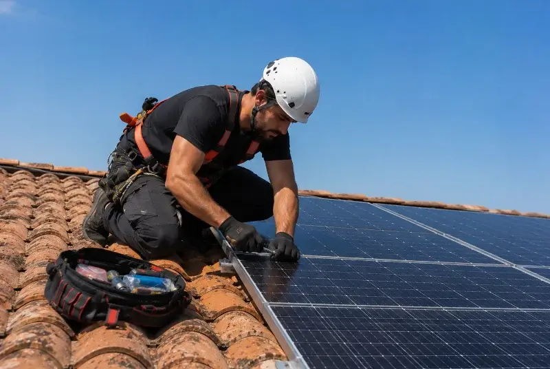 Maintenance et monitoring de panneaux solaires à Garnerans