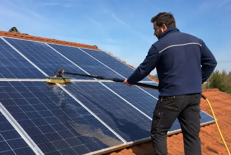 Nettoyage et entretien de panneaux solaires à Garnerans